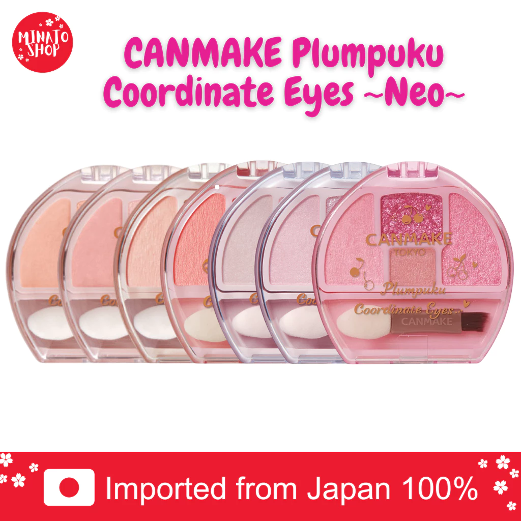 [แท้🇯🇵/ส่งด่วน⚡] CANMAKE Plumpuku Coordinate Eyes / ~Neo~ แคนเมค พลัมปุกุ คอออดิเนท อายส์ พาเลทตา ดอลลี่อาย อายแชโดว์