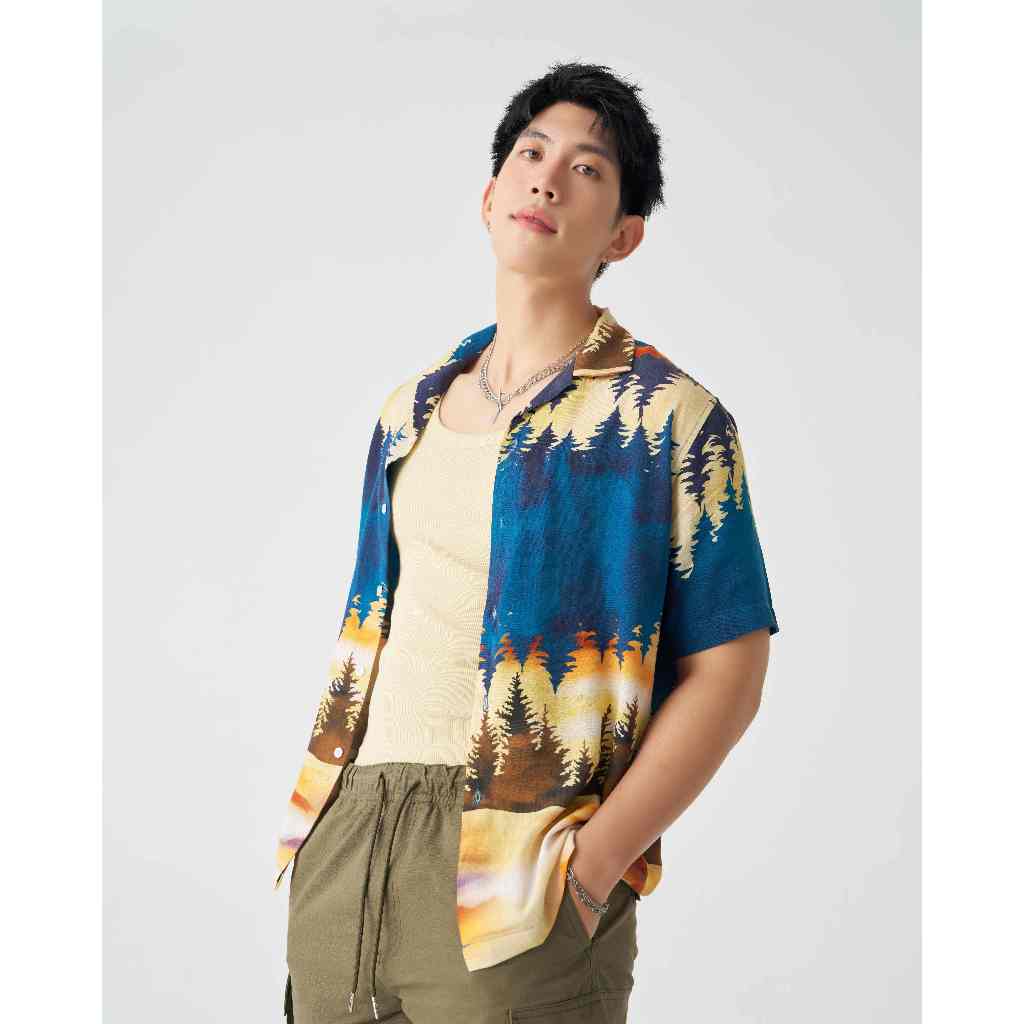 Niyom Jeans collection Aloha : รุ่นTS-H511 / TS-H512 / TS-H513 / TS-H514 / TS-H515 / TS-H516  เสื้อฮาวาย คอปก
