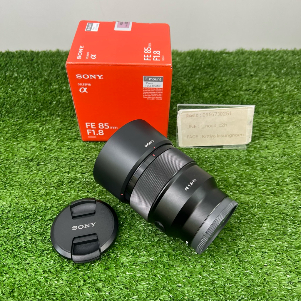 เลนส์ Sony FE 85mm F1.8 ประกันศูนย์ถึง 23/4/2027 สภาพสวย