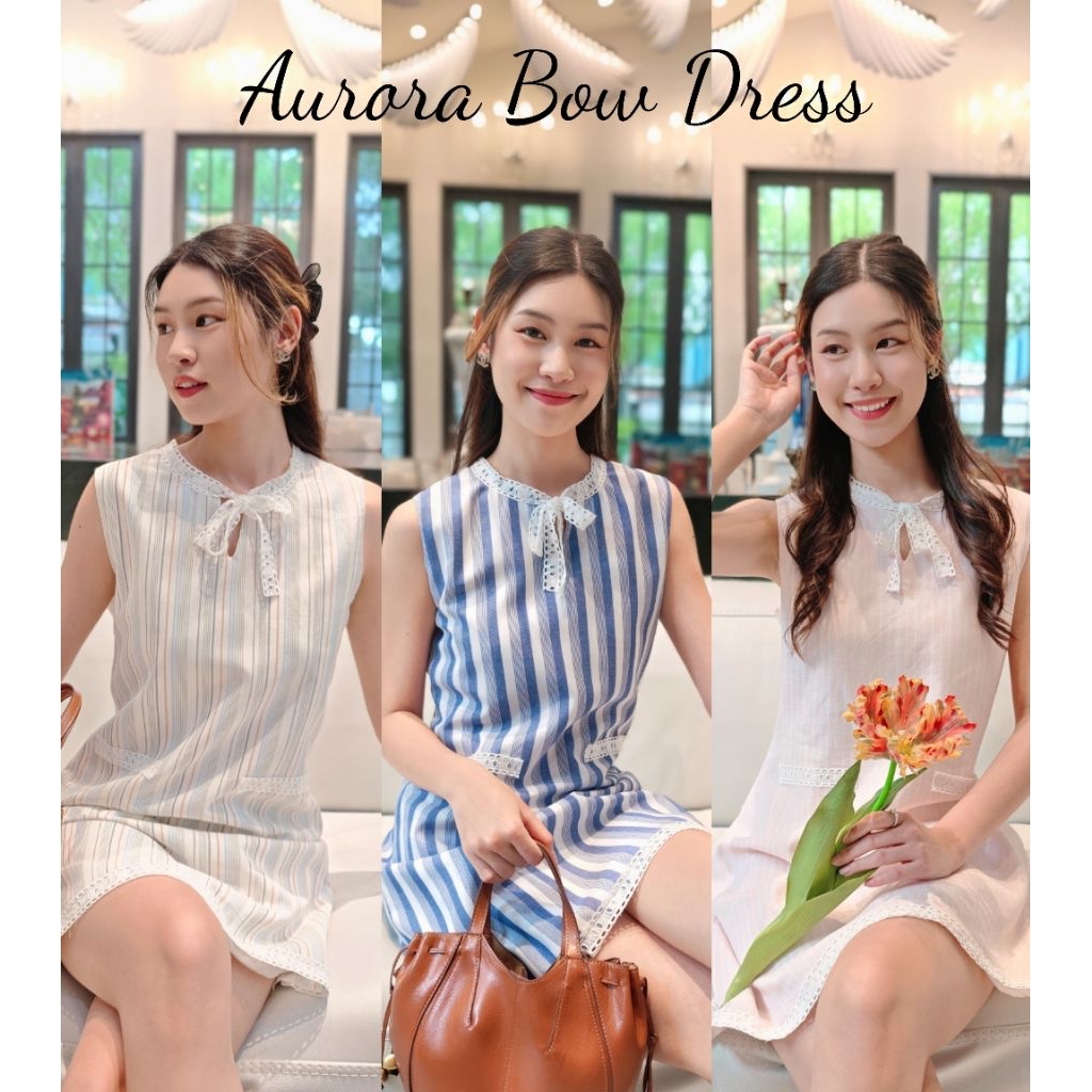Marimari.bkk เดรสแฟชั่น มินิเดรส เดรสผ้าคอตตอนลินิน เดรสหน้าร้อน เดรสใส่ไปเที่ยว เดรสไปทะเล เดรสไปทำงาน