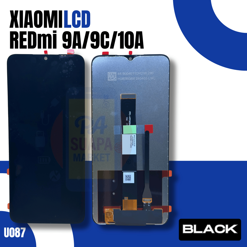 LCD Screen for Xiaomi REDmi 9A/REDmi 9C/REDmi 10A (BLACK)