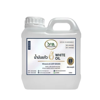 4001/1 ลิตร น้ำมันแก้ว White Oil น้ำมันขาว / Mineral oil ขนาด 1 ลิตร (800 กรัม) คอสเมติกเกรด เบบี้ออยล์ ANR
