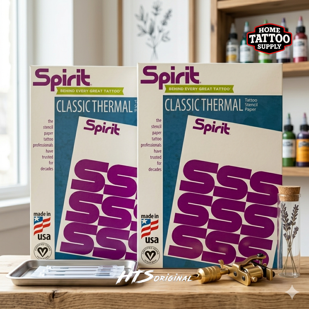 กระดาษลอกลายสัก Spirit Classic Thermal Tattoo Stencil ลอกลาย USA แท้ 100% สำหรับเครื่องปริ้นความร้อน