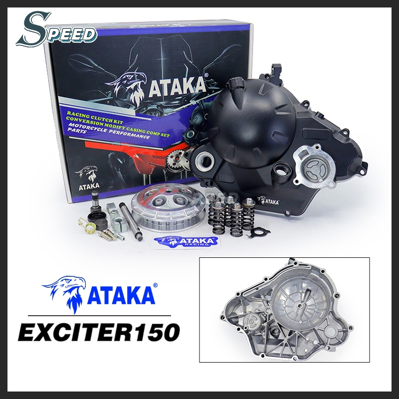 ATAKA ชุดคลัทช์ YAMAHA EXCITER150 ยามาฮ่า เอ็กไซเตอร์150 พร้อมฝาครอบคลัทช์