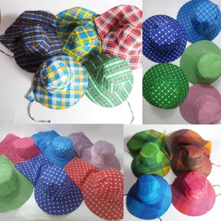 หมวกคลุมหน้า บังแดด หมวกใส่ทำงาน มีหลากหลายลายให้เลือก รุ่นชิป พร้อมส่ง
