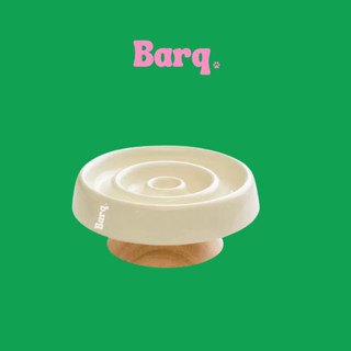 Barq. ชาม Slow feeder แบบเซรามิก ชามชะลอกินช้า ชามกันสำลัก