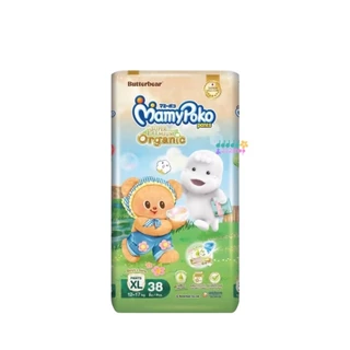 (ไซส์M-XXL) Butter Bear Mamypoko Pants Organic กางเกงผ้าอ้อม มามี่โพโค แพ้นท์ ออร์แกนิค หมีเนย ไซส์ M-XXL