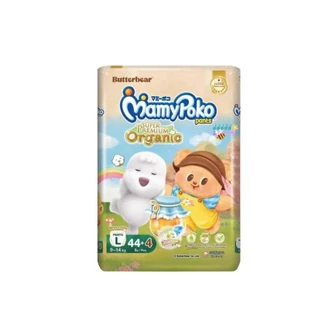 (ไซส์M-XXL) Butter Bear Mamypoko Pants Organic กางเกงผ้าอ้อม มามี่โพโค แพ้นท์ ออร์แกนิค หมีเนย ไซส์ M-XXL
