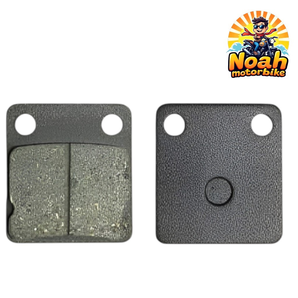 (1คู่) ผ้าดิสเบรค หลัง KAWASAKI - KSR KSR110 new ผ้าเบรก  #อะไหล่เดิม #ส่งฟรี #ส่งไว
