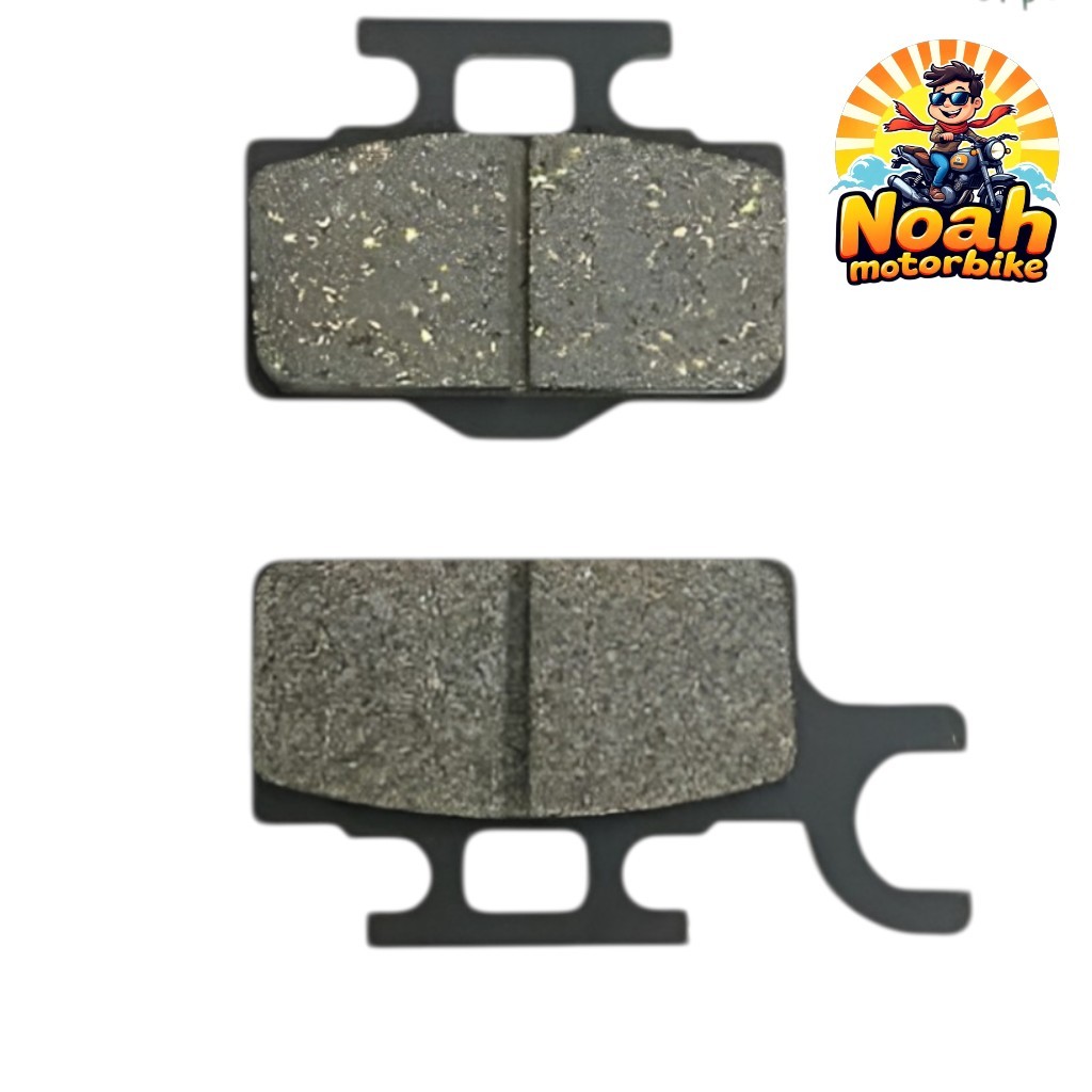 (1คู่) ผ้าดิสเบรค หน้า KAWASAKI - KSR KSR110 new ผ้าเบรก  #อะไหล่เดิม #ส่งไว #ส่างฟรี #ราคาถูก