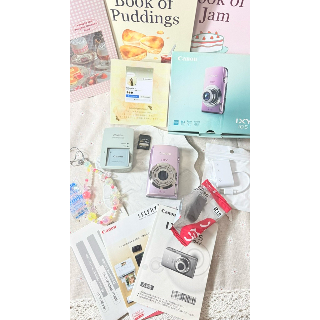📸canon ixy10s / ixus 210 📸 full box📦pink