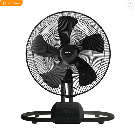 พัดลมอุตสาหกรรม 18 นิ้ว HATARI IT18M2 สีดำ/สีเทา