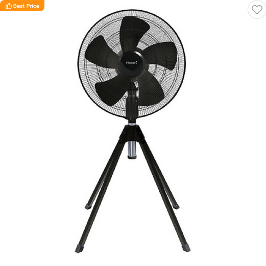 พัดลมอุตสาหกรรม 22 นิ้ว HATARI IQ22M1 สีดำ/สีเทา