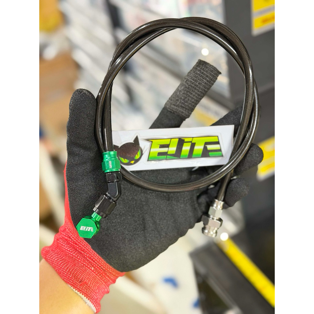 ฟิตติ้ง Elite 45องศา พร้อมห่วง+น็อต รวมสายทั้งเส้น (แจ้งรุ่นรถทางแชท) รับประกันรั่วซึม6เดือน