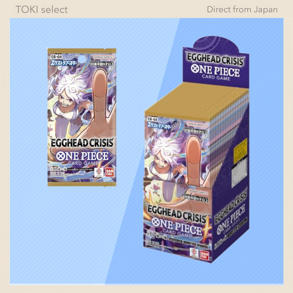 BANDAI ONE PIECE Card Game Extra Booster EGGHEAD CRISIS [EB-04] (BOX) contains 24 packs.