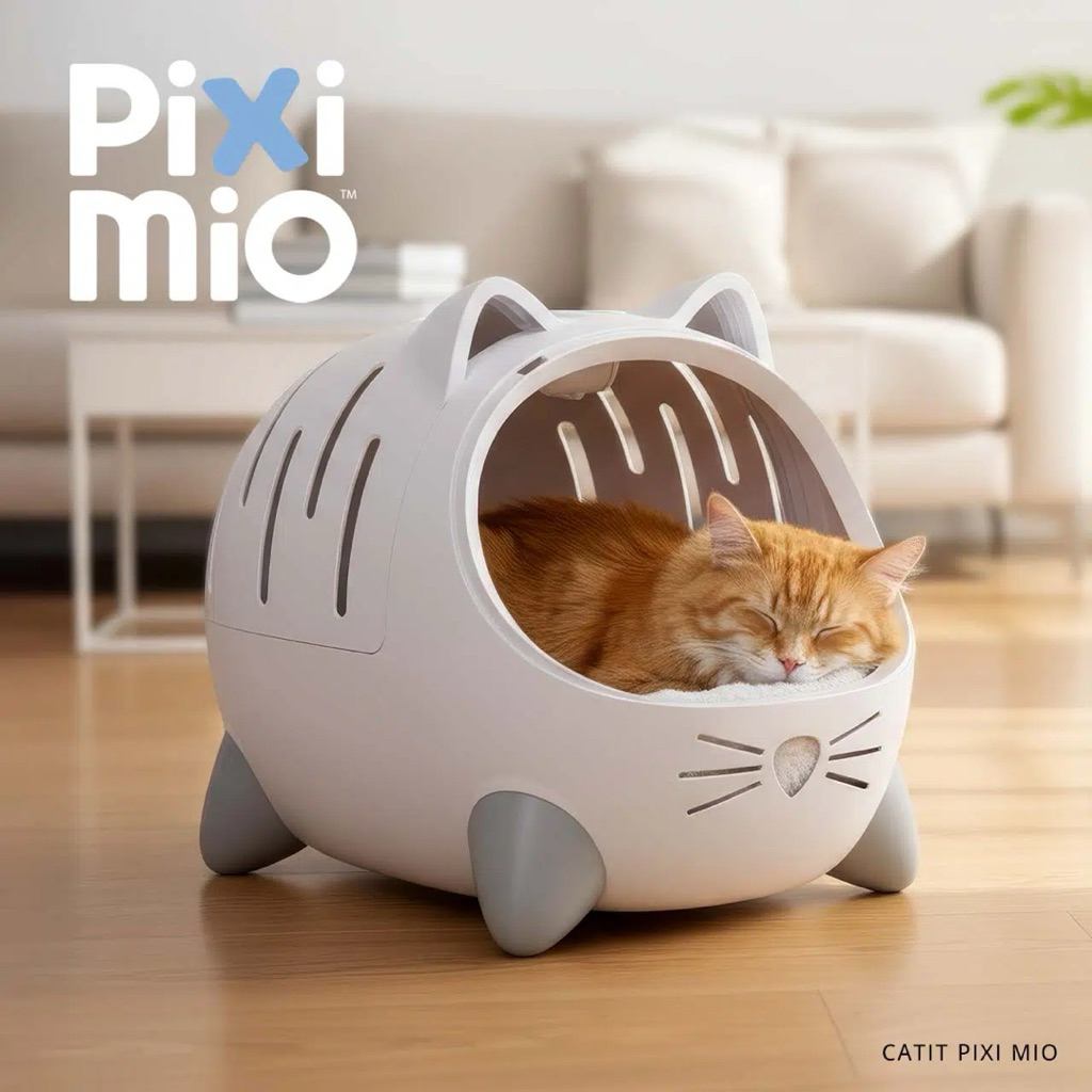 Catit PIXI Mio 2in1 (Cat Bed & Carrier ) กระเป๋าใส่แมวและที่นอนแมว กระเป๋าพกพา พร้อมเบาะนุ่มในกล่อง