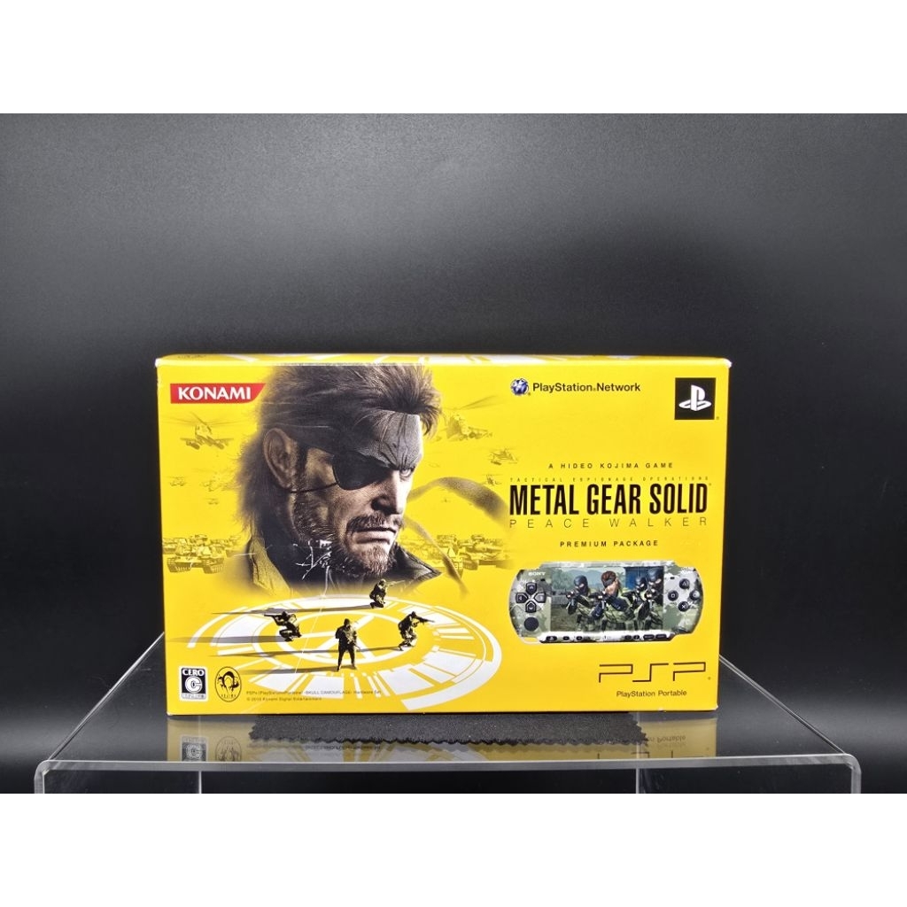 psp 3000 metal gear solid peace walker ครบกล่อง มือ1