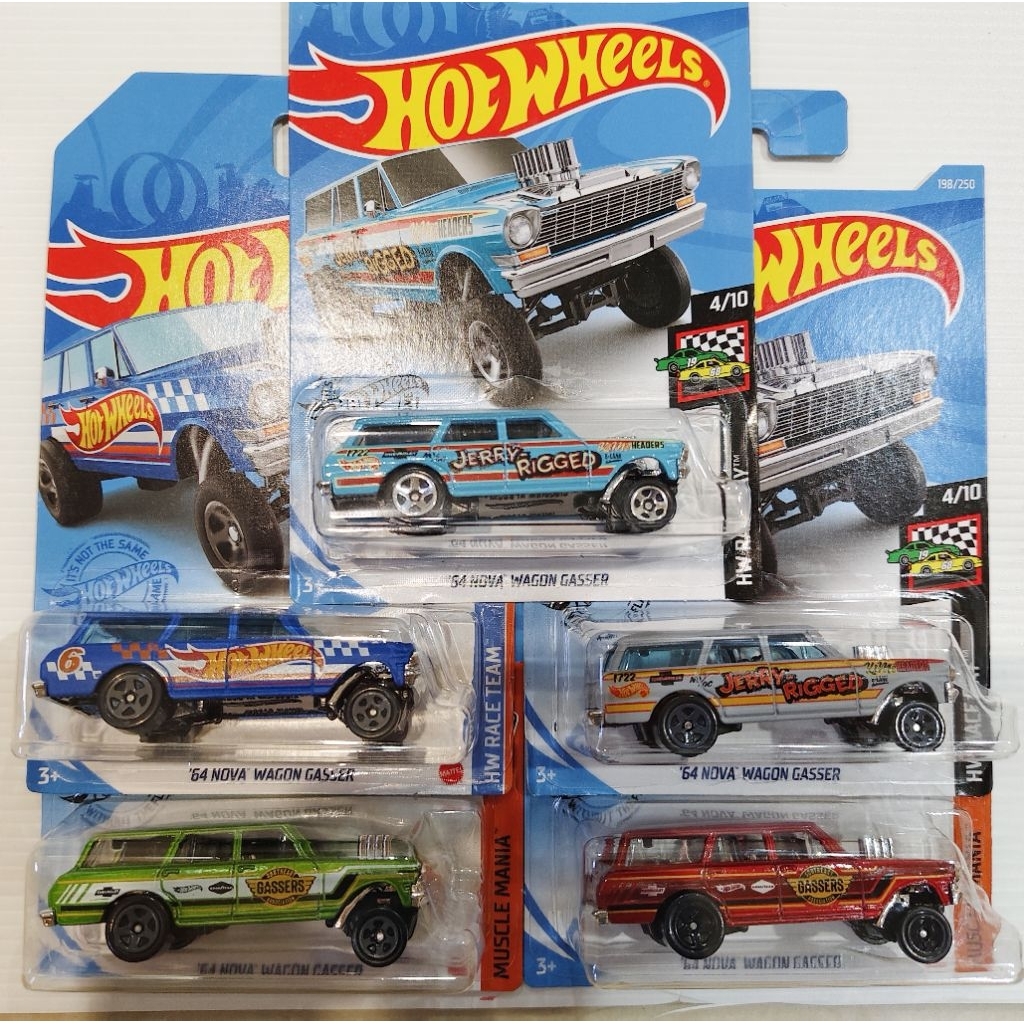 hotwheels ฮอทวีล 64 nova wagon  1:64