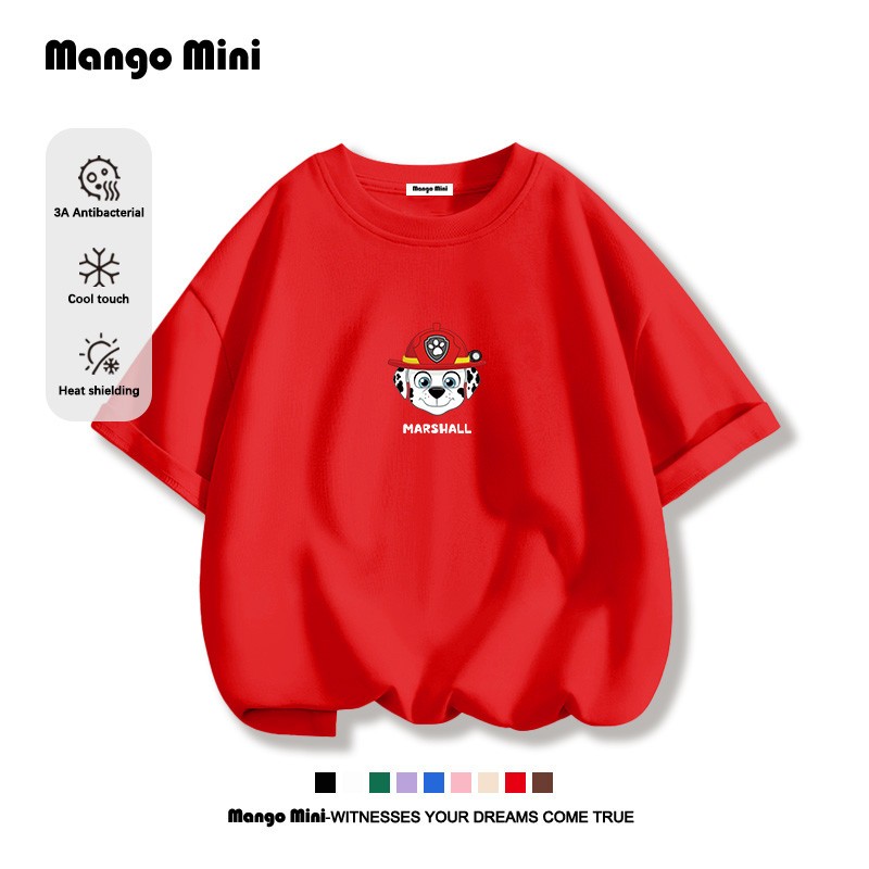 เสื้อยืดเด็ก PAW Patrol ผ้านุ่มใส่สบาย เสื้อยืดแขนสั้นเด็กลายการ์ตูนน่ารัก ฤดูร้อน (ส่งเร็ว จัดส่งจากไทย)