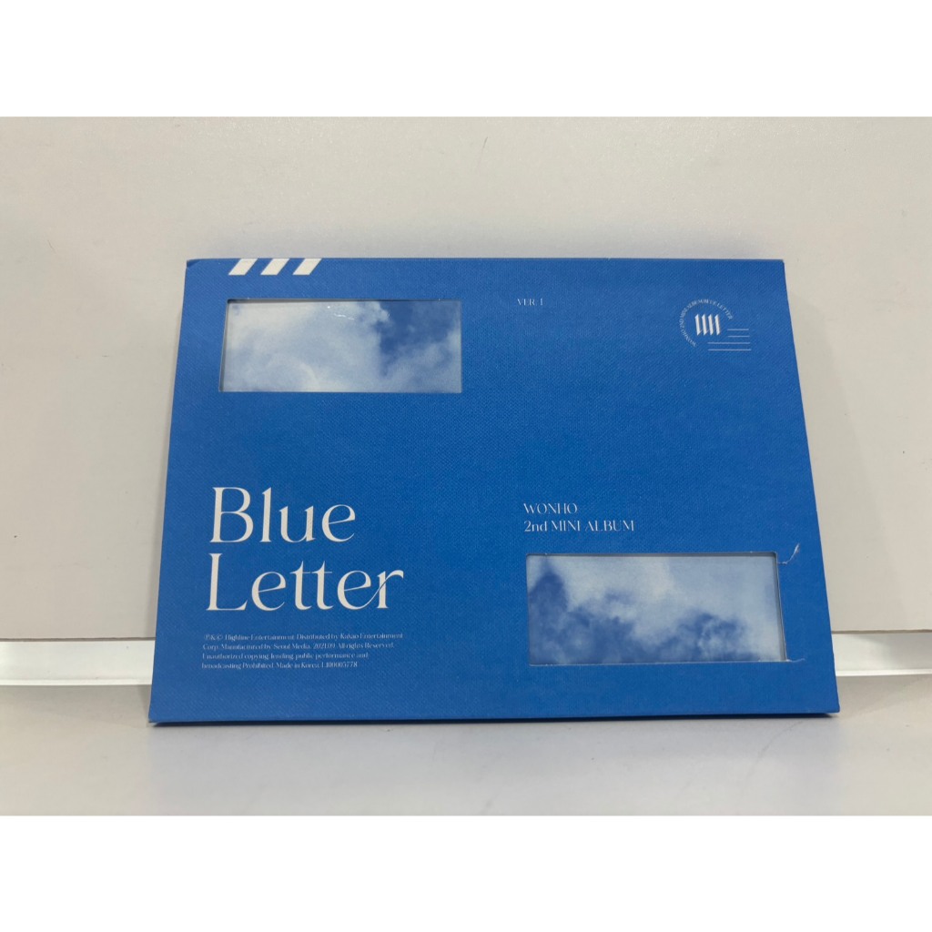 1 CD MUSIC  ซีดีเพลงเกาหลี   WONHO - 2ND mini [Blue letter] VER I   (F2C9)