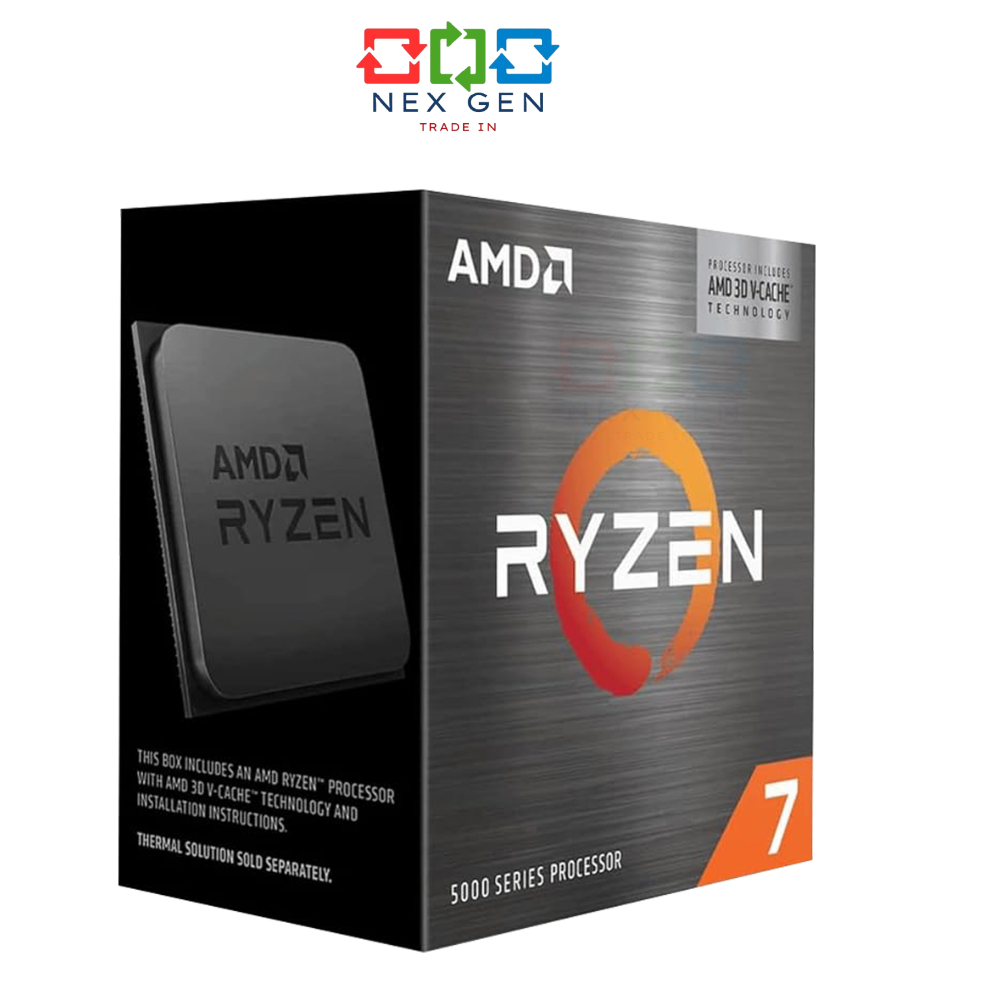 CPU (ซีพียูมือสอง) AMD RYZEN 7 5700X3D - 8 CORES 16 THREADS AM4 (แบบถาด)