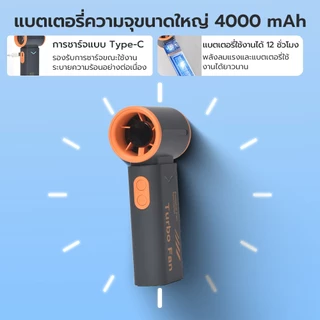 พัดลมมือถือ พัดลมพกพา พัดลมขนาดเล็ ความเร็ว120 ระดับ ชาร์จ USB สามารถปรับได้ Mini Fan