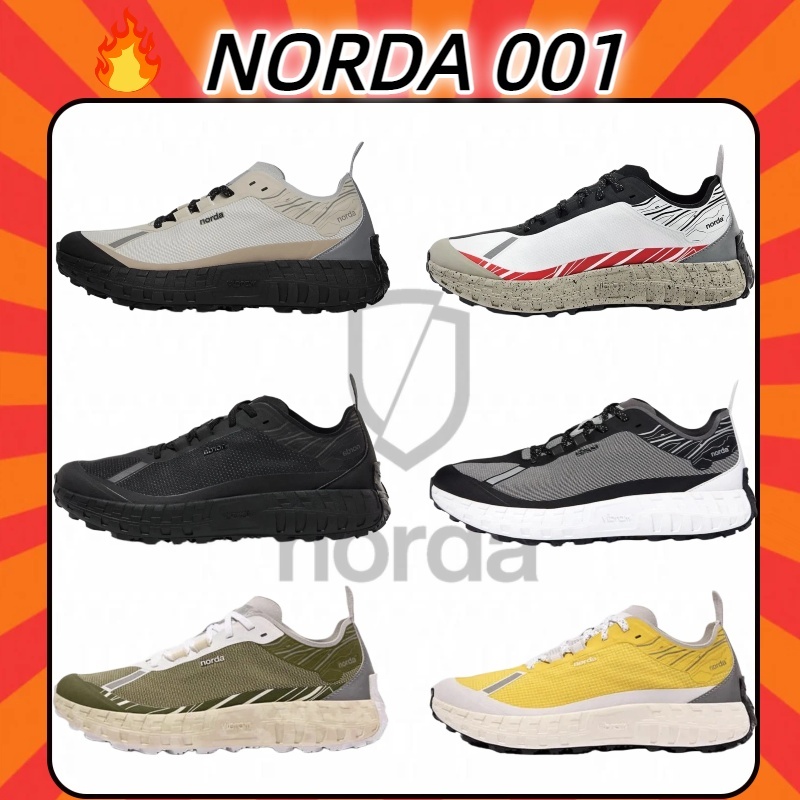 💥ของแท้ 100%🌟NORDA 001 รองเท้าวิ่งเทรลทรงเตี้ย นุ่มสบาย กันลื่น ทนทาน เบาสบาย