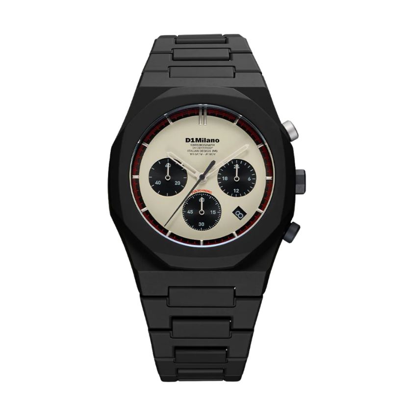 D1 Milano D1-PHBJ18 POLYCHRONO Men watch 40.5mm นาฬิกาผู้ชาย นาฬิกาข้อมือผู้ชาย