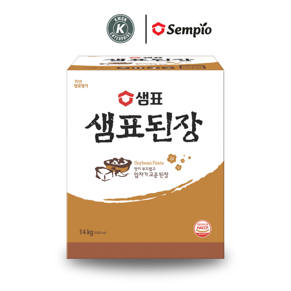 เตวนจัง ซอสเต้าเจี้ยว ตราเซมเพียว (Soybean Paste Doenjang Japanese Miso SEMPIO BRAND) 14kg