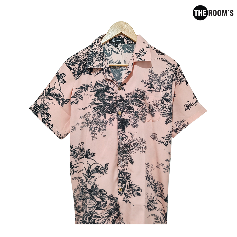 THE ROOM'S - เสื้อฮาวาย เสื้อคู่ ส่งด่วน ผลิตในไทย สไตล์เกาหลี ผ้านิ่ม ไม่ต้องรีด ลายดอก เสื้อสงกรานต์ เสื้อทะเล ลายแฟโร — صورة 5