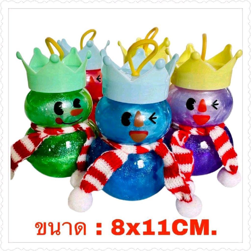 สไลม์กาแลคซี่คละสี มีกลิ่นหอม ราคายกโหล 12 ชิ้น