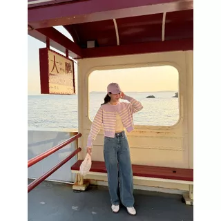 janunstudio • Gulico sweater set 6 สี (เซตเสื้อสเวตเตอร์ น้องกูลิโกะ 2 ชิ้น) - ผ้านุ่ม ใส่สบาย ไม่คัน กันหนาว กันแดดได้