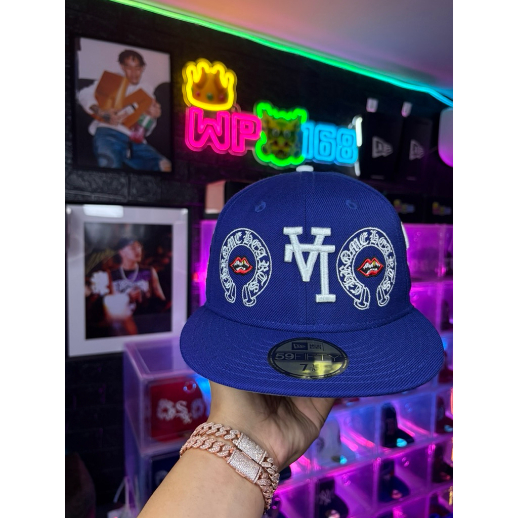 NewEra Los Angeles Dodgers 59FIFTY Cap Custom Chrome Hearts X Rolling Stone By WP168Cap Size7 1/8 (5
