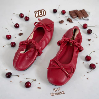 NIWA SHOES รองเท้าคัทชู รองเทา้ใส่ทำงาน รองเท้าบัลล่ต์ NEW NEW หน้าเท้าอวบแนะนำบอกเพิ่ม1 ไซส์ op-37