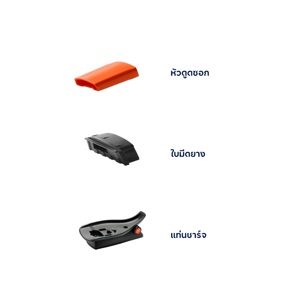 Electrolux เครื่องดูดฝุ่นไร้สาย ชนิดมือถือ 7.2V Rapido รุ่น ZB6307DB thumbnail 3
