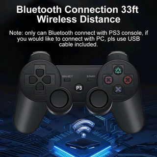 จอย PS3 ไร้สาย มีระบบสั่นคุณภาพสูง (Wireless Controller) ราคาประหยัด จับใช้งานถนัดมือ