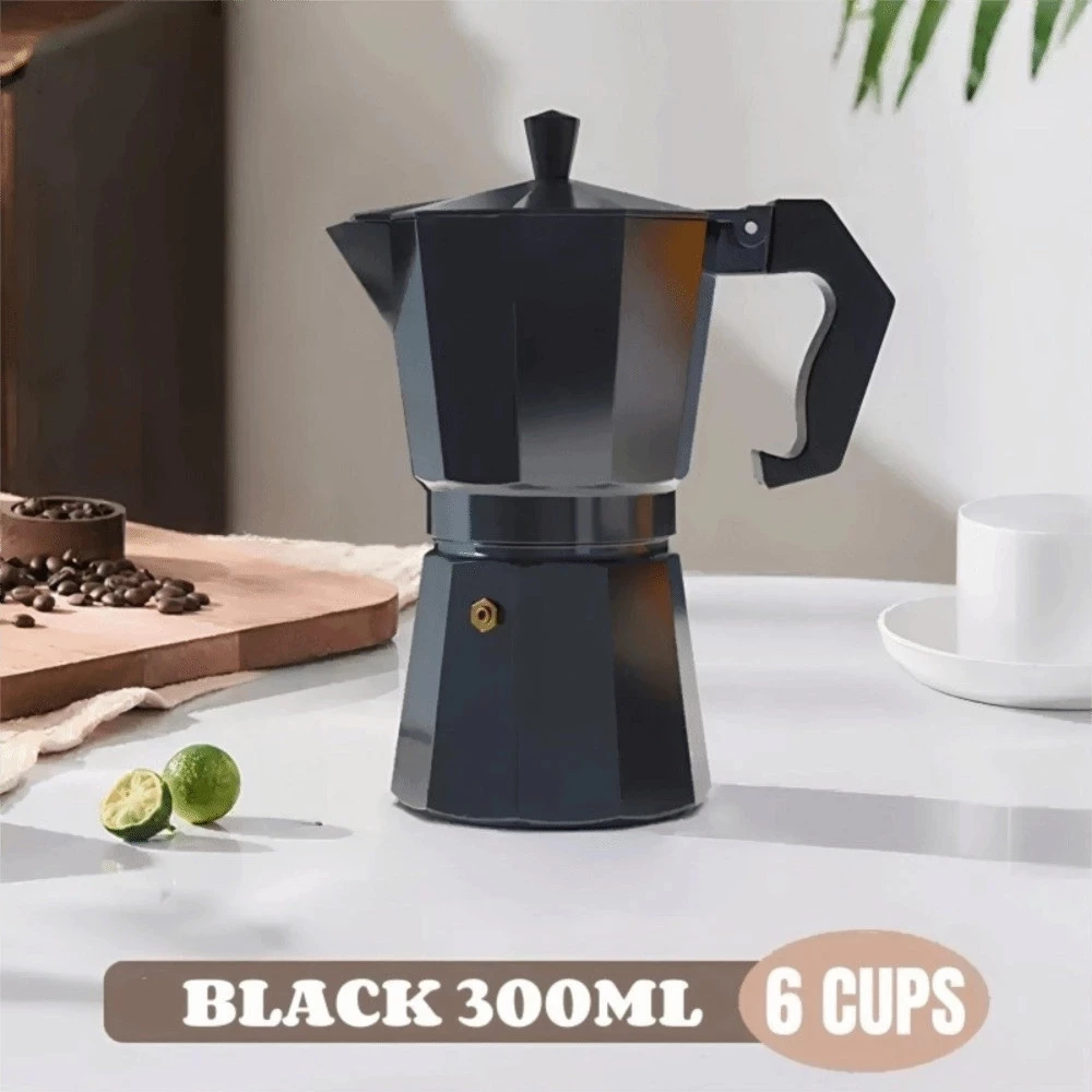 ☕☕☕ กาต้มกาแฟสด Moka Pot มอคค่าพอท หม้อชงกาแฟ เครื่องชงกาแฟ อลูมิเนียม Moka Pot Stove Top Coffee Maker thumbnail 10