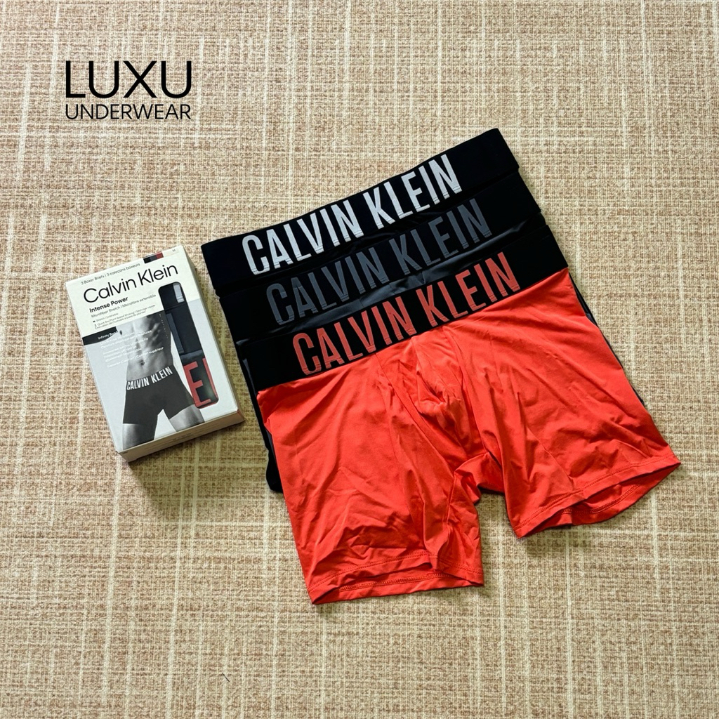 (พร้อมส่ง) Calvin Klein กางเกงในผู้ชาย Intense Power Micro 3-Pack Boxer Brief ของแท้ 100%🇺🇸