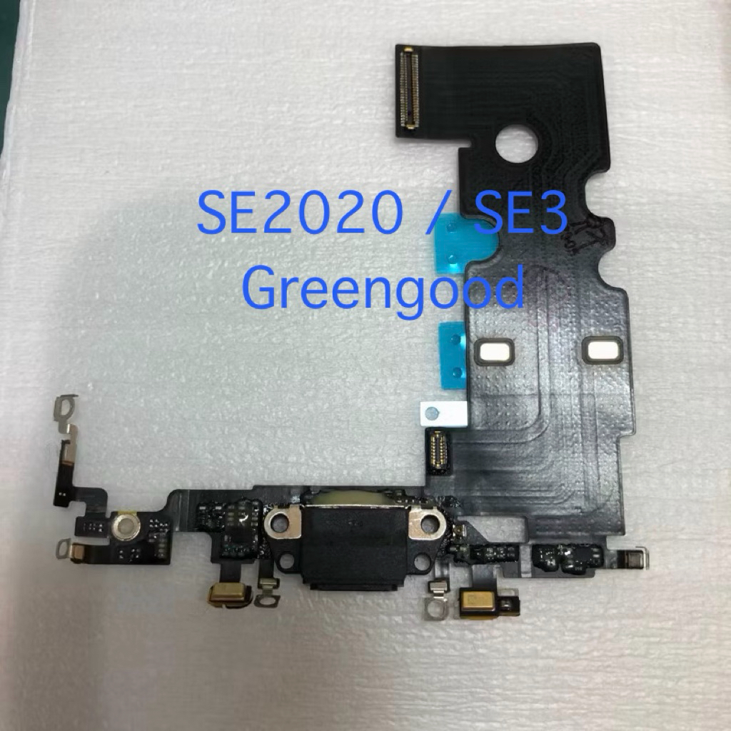 แพรชาร์จสำหรับ SE2020 / SE3 สีดำ แท้ ถอดเครื่อง ตูดชาจ SE 2022 แท้ แกะจากเครื่องแพรชาร์จ SE2020 พร้อ