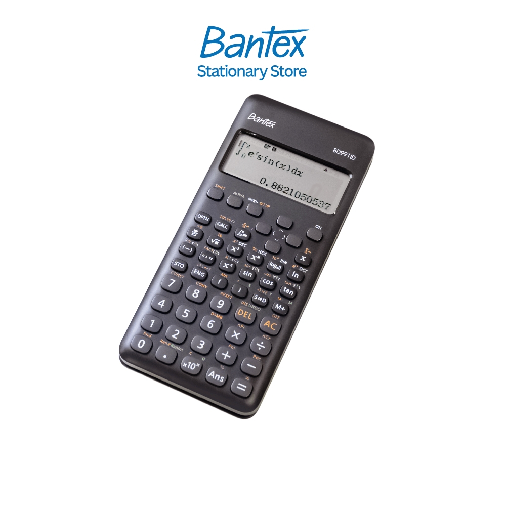 Bantex เครื่องคิดเลข เครื่องคำนวณเลขอัจริยะ 552 ฟังก์ชัน เหมาะกับสำนักงานและโรงเรียน Calculator
