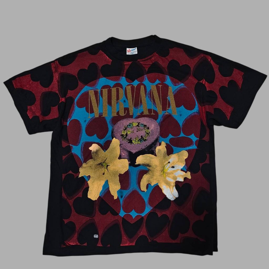 เสื้อวง Nirvana เสื้อยืด Nirvana overprint