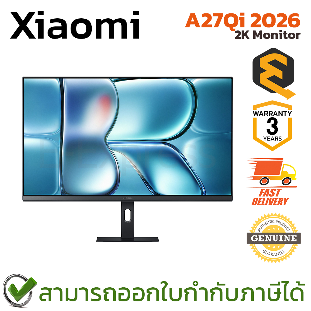 Xiaomi 2K Monitor A27Qi 2026 (70857) จอคอมพิวเตอร์ ขนาด 27 นิ้ว ของแท้ ประกันศูนย์ 3ปี