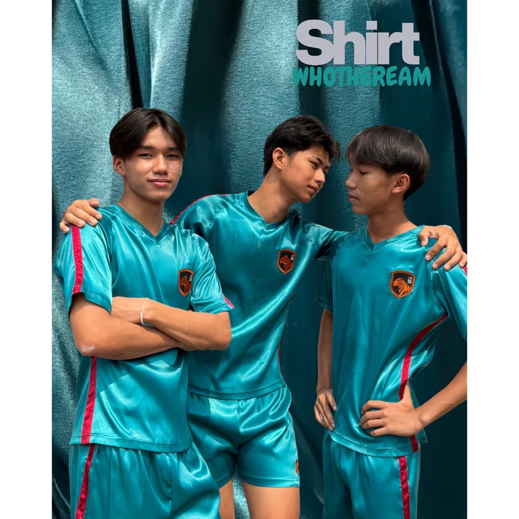 เสื้อแขนสั้น WHOTHEREAM Collection4 AZURE (M,L,XL,2XL,3XL)