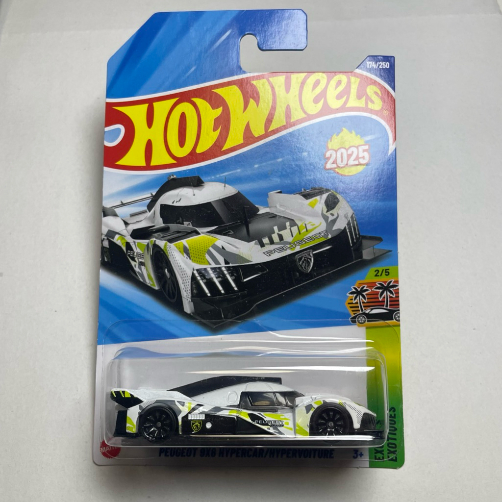 Hot Wheels PEUGEOT 9X8 HYPERCAR / HYPERVOITURE⚪️⚫️🟢