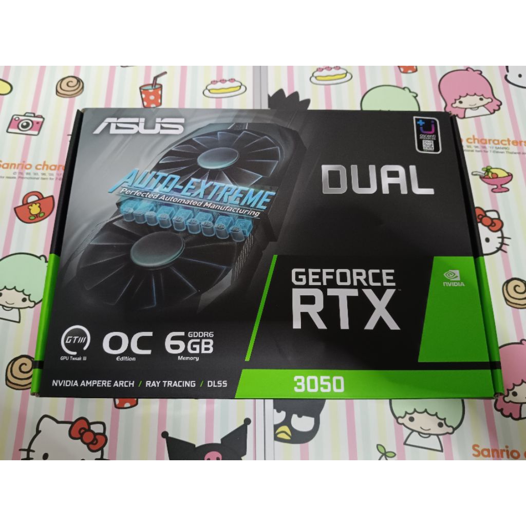 VGA ASUS GEFORCE RTX 3050 DUAL O6G - 6GB GDDR6
