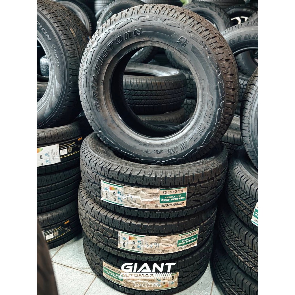 Bridgestone ยางใหม่บริดจสโตน 265/65R17 AT001 ปี 25