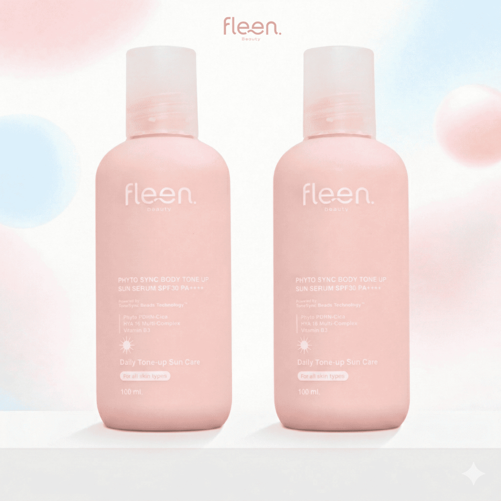 Fleen Beauty Phyto Sync Body Tone Up Sun Serum SPF30 PA++++ x 2 | บอดี้โทนอัพ 2 ขวด