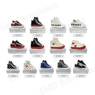 Play Comme des Garçons x Converse รองเท้าผ้าใบ รองเท้าข้อสูง…