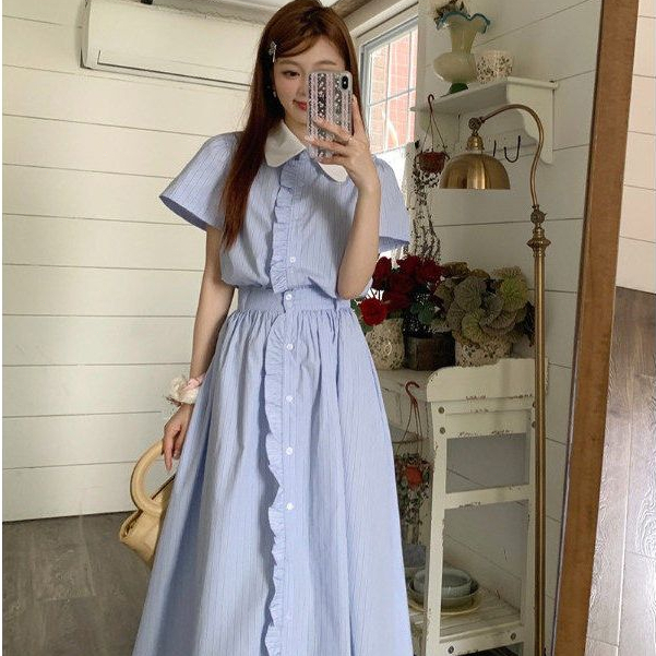 เครื่อง แต่งกายฤดูร้อนสำหรับผู้หญิงด้านข้างหูไม้ 2 ชิ้น ราคาถูก Shopee Lazada