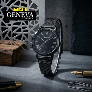 GENEVA นาฬิกาข้อมือสายแม่เหล็ก แบรนด์เจนีวา หน้าปัดโรมัน ขนาดข้อมือ ฟรีไซต์ ขนาดหน้าปัด 30 มม.